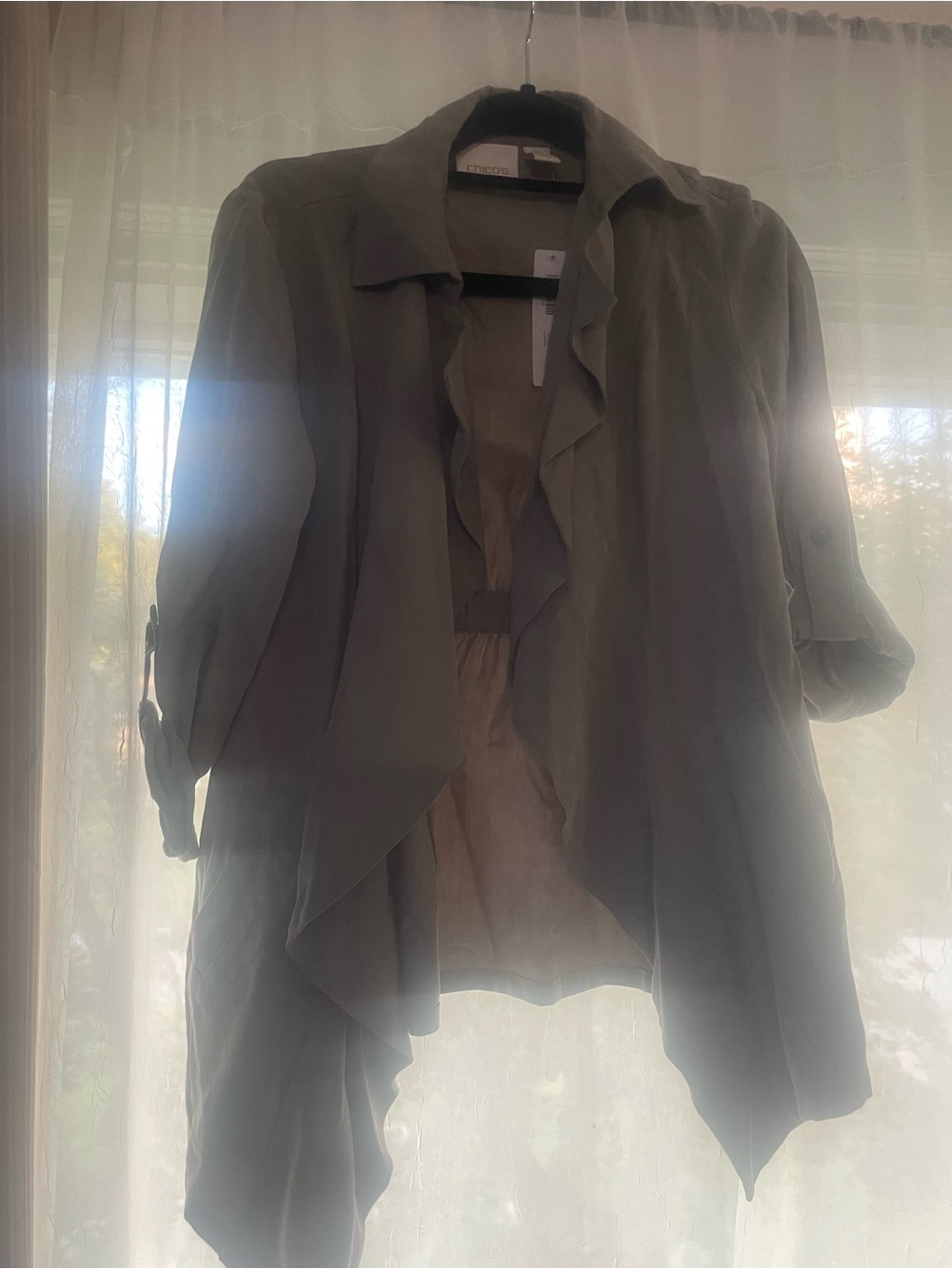 CHICOs soft women’s jacket sz 0